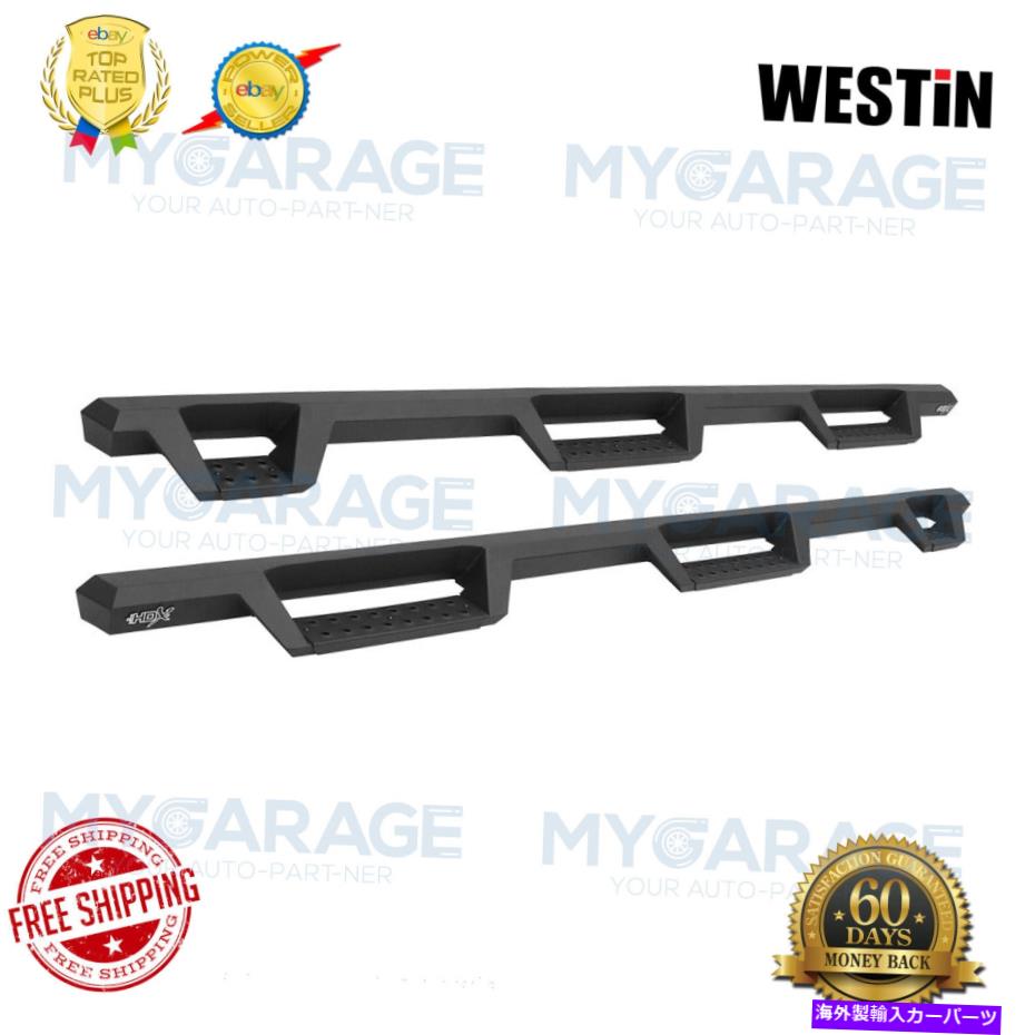 Nerf Bar 07-18Х顼/1500 HDXۥġۥΥ֥åƥå56-534575Υƥ Westin For 07-18 Silverado/Sierra 1500 HDX Wheel-to-Wheel Black Steps 56-534575