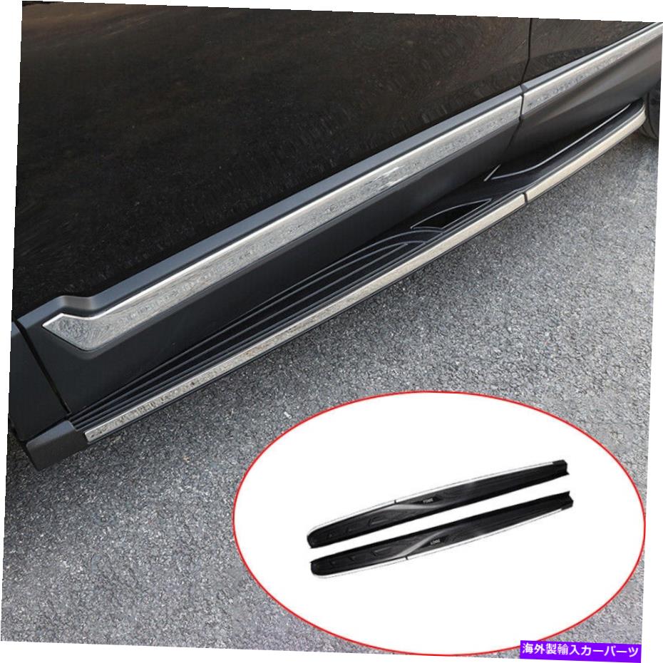 Nerf Bar 2017-2021ホンダCR-V CRV CRV BLACK MN STEEL SIDE STEP RUNNING BOARD NERF BAR 2PC For 2017-2021 HONDA CR-V CRV Black Mn Steel Side Step Running Board Nerf Bar 2PC