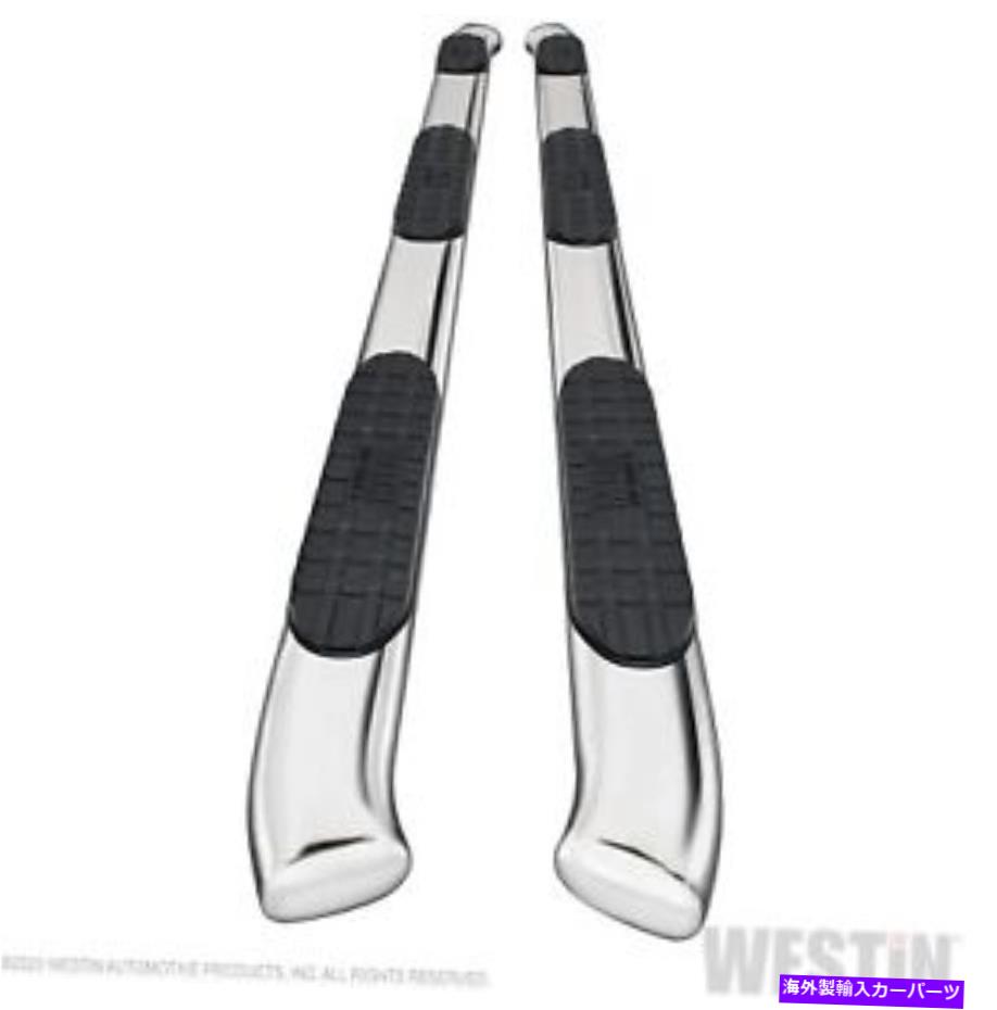 Nerf Bar Westin Pro Traxx 5 20-21 GMC Sierra 2500 3500 21-534750用の楕円形のnerfステップバー Westin PRO TRAXX 5 Oval Nerf Step Bars For 20-21 GMC Sierra 2500 3500 21-534750
