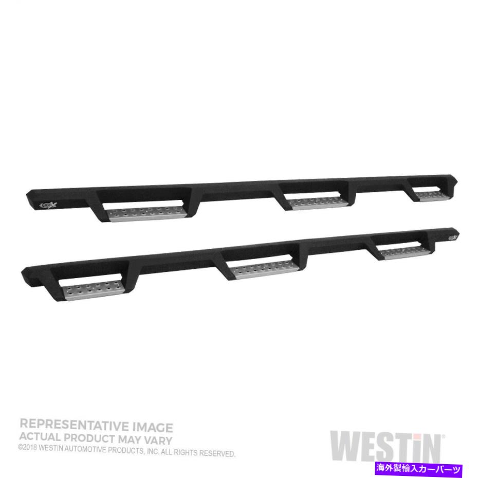 Nerf Bar Westin 56-5346852 HDXステンレスドロップホイールからホイールへのナーフステップバー Westin 56-5346852 HDX Stainless Drop Wheel To Wheel Nerf Step Bars(2)