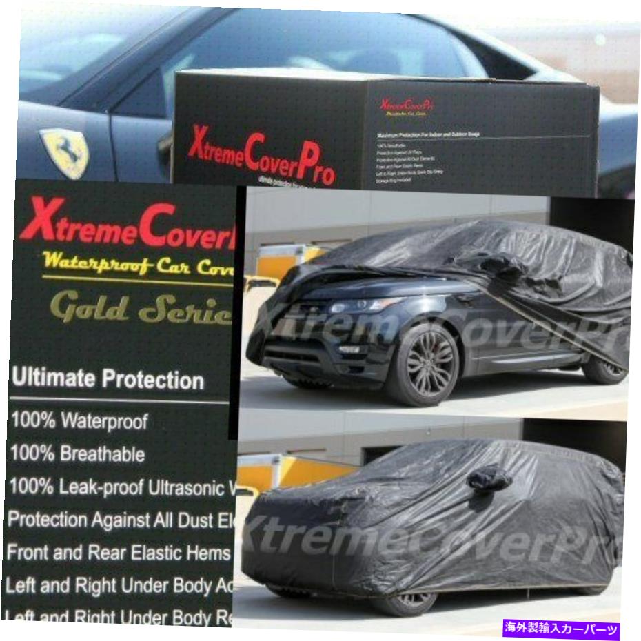 カーカバー 1985 1986 1987 1988ランドローバーレンジローバークラシックLWB防水車カバーblk 1985 1986 1987 1988 Land Rover Range Rover Classic LWB WATERPROOF CAR COVER BLK