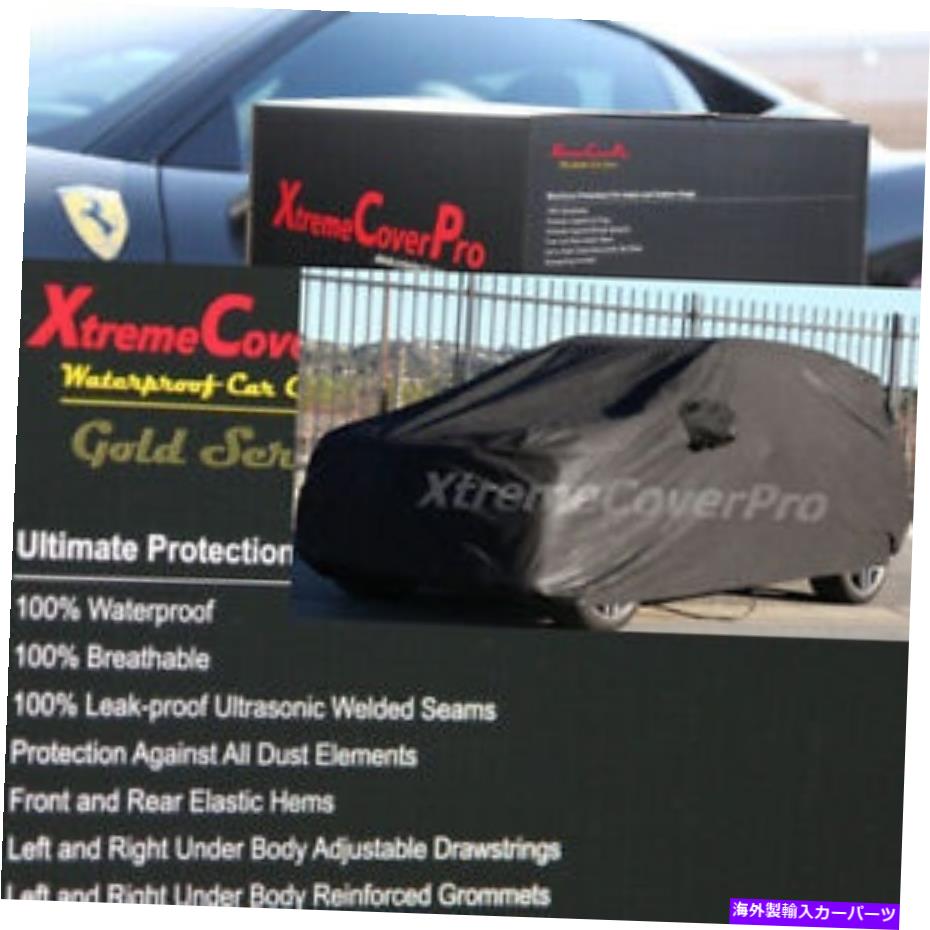 カーカバー 2013年インフィニティFX37 FX50のためのミラーポケットブラック付き防水車カバー WATERPROOF CAR COVER W/MIRROR POCKET BLACK for 2013 Infiniti FX37 FX50