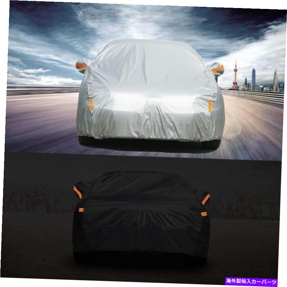 カーカバー 自動車の車のカバーすべての気象太陽UV雨の保護zip Car Cover For Automobiles Waterproof All Weather Sun Uv Rain Protection With Zip