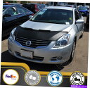 カーカバー 日産アルティマセダンのためのカーボンネットフッドブラジャー2010 2012 10 11 12 Car Bonnet Hood Bra For Nissan Altima Sedan 2010 2011 2012 10 11 12(2)