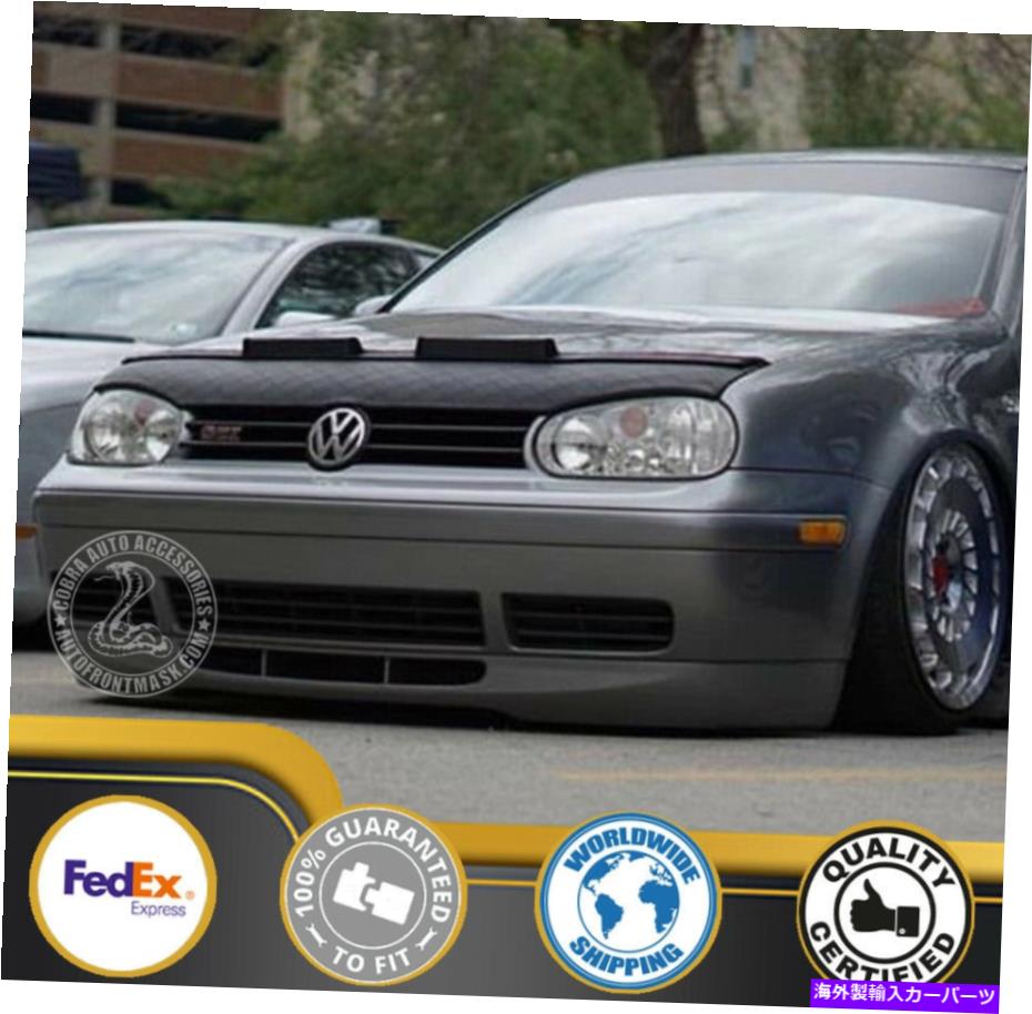 カーカバー フォルクスワーゲンゴルフMK4 1999 2001 2002 2003 2003 2004 2005のカーボンネットフードブラジャー Car Bonnet Hood Bra For Volkswagen Golf MK4 1999 2000 2001 2002 2003 2004 2005