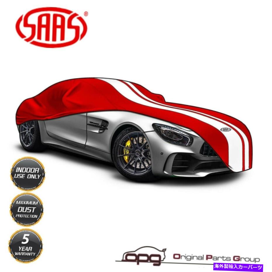 J[Jo[ SaasX|[cK[WJ[Jo[ZfXxcAMG SLC43bh̔XNb` SAAS Indoor Sports Garage Car Cover Non Scratch for Mercedes Benz AMG SLC43 Red