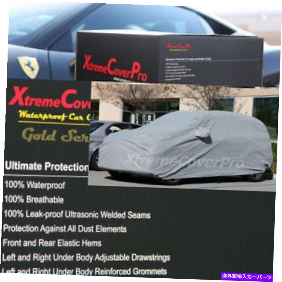 カーカバー 2013 2014 2015 Mazda CX -5防水車カバー付きミラーポケット - グレー 2013 2014 2015 MAZDA CX-5 Waterproof Car Cover w/Mirror Pockets - Gray