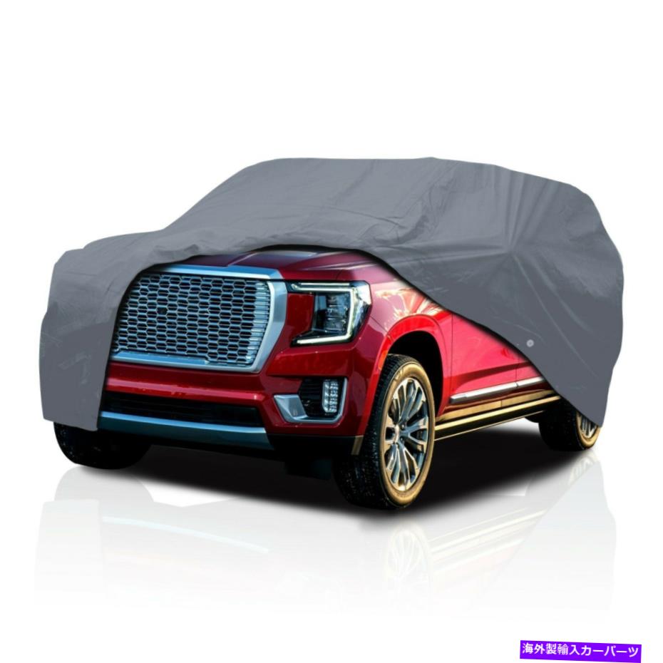 カーカバー 4層の耐水性セミカスタムフィットカーカバーシボレーシボレータホ2007 4 Layer Water Resistant Semi Custom Fit Car Cover for Chevrolet Chevy Tahoe 2007