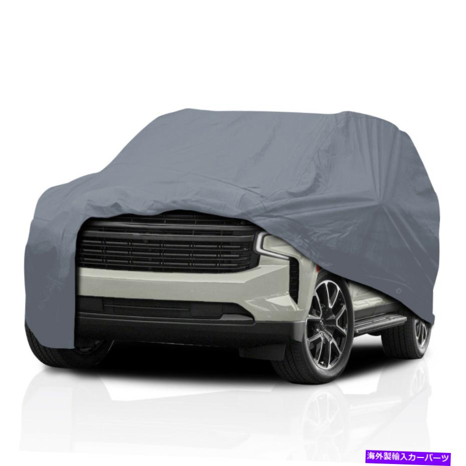 カーカバー 2006年のシボレータホUV保護に耐性のあるフルSUVカーカバー Full SUV Car Cover Water Resistant for 2006 Chevrolet Tahoe UV Protection