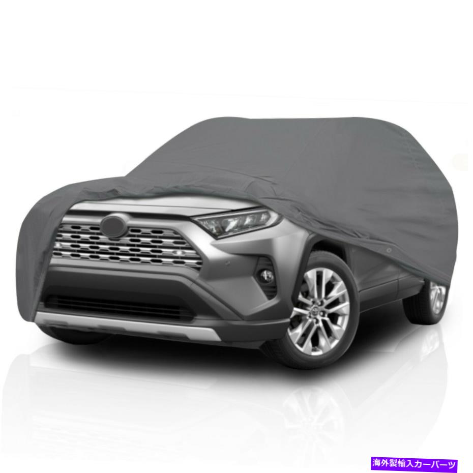 カーカバー トヨタRAV4 SUVの耐水性フルカーカバー2003-2018 4-DR UV保護 Water Resistant Full Car Cover for Toyota RAV4 SUV 2003-2018 4-Dr UV Protection