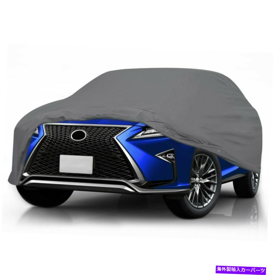 カーカバー マツダトリビュート2012の耐水耐性セミカスタムSUVフルカーカバー 4 Layer Water Resistant Semi Custom SUV Full Car Cover for Mazda Tribute 2012