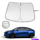 サンシェード テスラアクセサリーのために大型車フロントガラス太陽シェードUVブロックカバーバイザー画面 For Tesla Accessories Large Car Windshield Sun Shade UV Block Cover Visor Screen