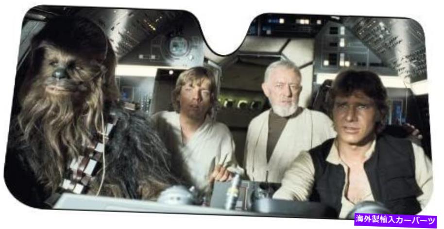 サンシェード Plasticolor Star Wars Millennium Falcon Han Solo Windshield Sunshade 003700R01 Plasticolor Star Wars Millennium Falcon Han Solo Windshield Sunshade 003700R01