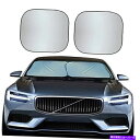 サンシェード フロントウィンドウブロック用の2パック折りたたみ車フロントガラス日陰紫外線 2 Pack Foldable Car Windshield Sun Shade for Front Window Blocks UV Rays
