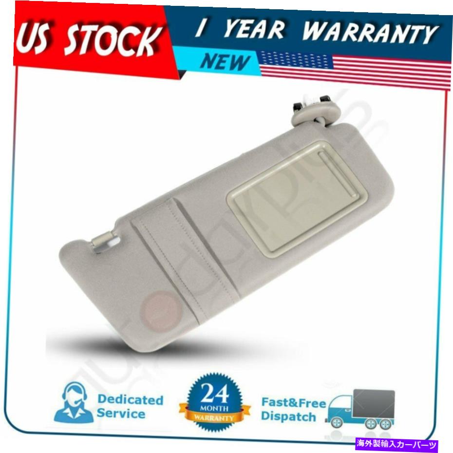 サンシェード 2008年のトヨタカムリとバニティライト私たちの右旅客サンバイザータン/ベージュ Right Passenger Sun Visor Tan/Beige for 2008 Toyota Camry With Vanity Light US(2)