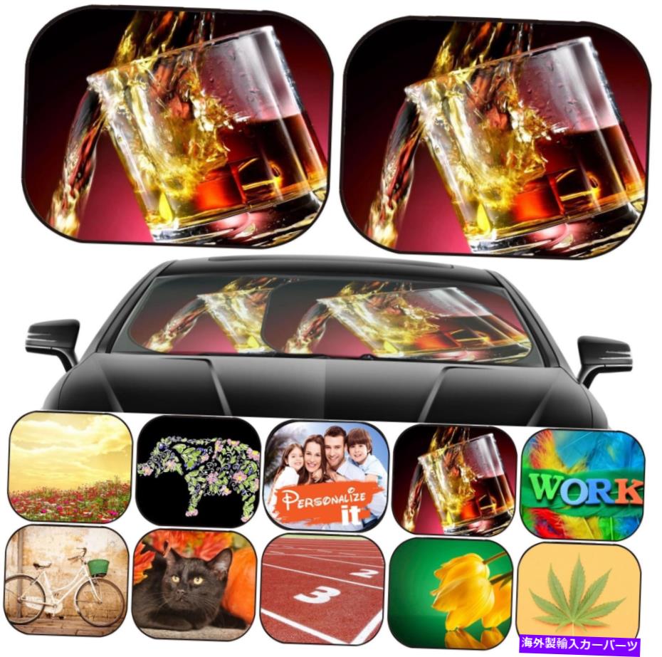 󥷥 եȥ饹С󥷥2 PC˥СեåȲID28002260 Windshield Cover Sun Shade 2 pc Universal Fit Image ID: 28002260 whisky