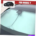 サンシェード 車のフロントガラスサンシェードカバーフロントウィンドウテスラモデル3 Y USの日焼け止め Car Windshield Sun Shade Cover Front Window Sunscreen For Tesla Model 3 Y US