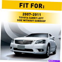 TVF[h 2007N2011Ñg^JTChhCo[ToCU[TVF[htT[tO[ For 2007-2011 Toyota Camry Left Side Driver Sun Visor Sunshade W/O Sunroof Grey