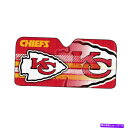 サンシェード ニューカンザスシティチーフスサンシェードバブル両面58''x 27 ''ユニバーサル New Kansas City Chiefs Sunshade Bubble double sided 58''x 27'' Universal(2)
