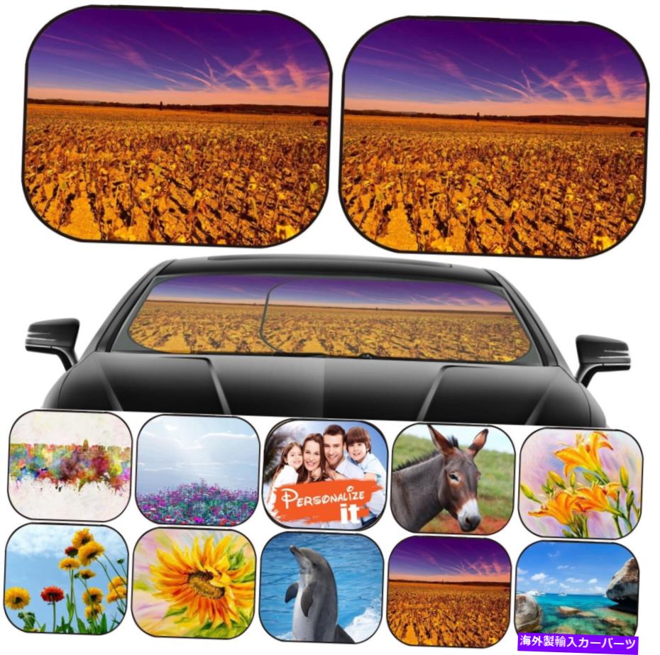 󥷥 եȥ饹С󥷥2 PC˥СեåȲID23763103ʥե Windshield Cover Sun Shade 2 pc Universal Fit Image ID: 23763103 Small French To
