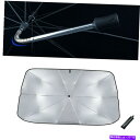 サンシェード サマーカーサンシェードフロントガラス傘折りたたみ可能なフロントウィンドウカバーバイザー Summer Car Sun Shade Windshield Umbrella Foldable Front Window Cover Visors