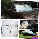 サンシェード 車の折りたたみ可能な窓サンシェードフロントガラスシールドブロックUV保護カバー Car Foldable Window Sun Shade Windshield Shield Block UV Protection Cover(2)