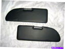 サンシェード ペアバイザーパンティンサンシェードブラックフィアット500 f lr old Pair Visors Pantine Sunshade Black for Fiat 500 F LR Old