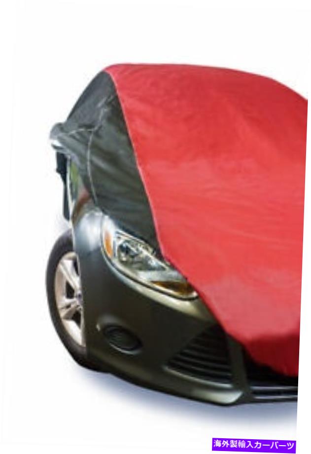 カーカバー アメリカ製のカーカバーレッド/ブラックフィットサターンオーラ2007 2008 2009 USA Made Car Cover Red/Black fits Saturn Aura 2007 2008 2009