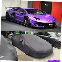 カーカバー 車のカバー屋内ステインストレッチダストプルーフカスタムランボルギーニアベンタドールSVJ Car Cover Indoor Stain Stretch Dust-proof Custom For Lamborghini Aventador SVJ