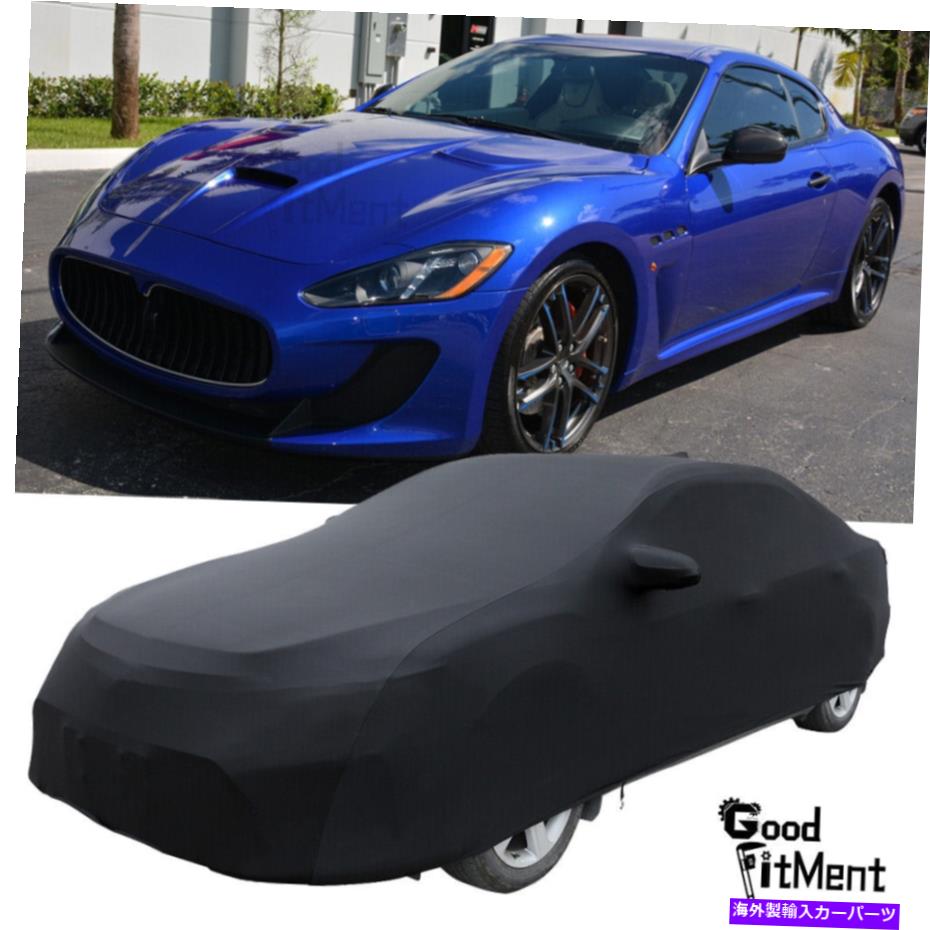 カーカバー カーカバーストレッチサテンカスタムフィットダストプルーフ屋内屋内屋内 Car Cover Stretch Satin Custom Fit Dust Proof Indoor For Maserati GranTurismo US