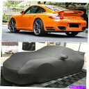 カーカバー ポルシェ911ターボS 2017-22のための車のカバー屋内ストレッチダストプルーフカスタムブラック Car Cover Indoor Stretch Dust-proof Custom Black For Porsche 911 Turbo S 2017-22