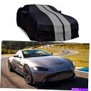 カーカバー アストンマーティンヴァンテージ2015-2021グレーインドアストレッチサテンカーカバーカスタム For Aston Martin Vantage 2015-2021 Gray Indoor Stretch Satin Car Cover Custom