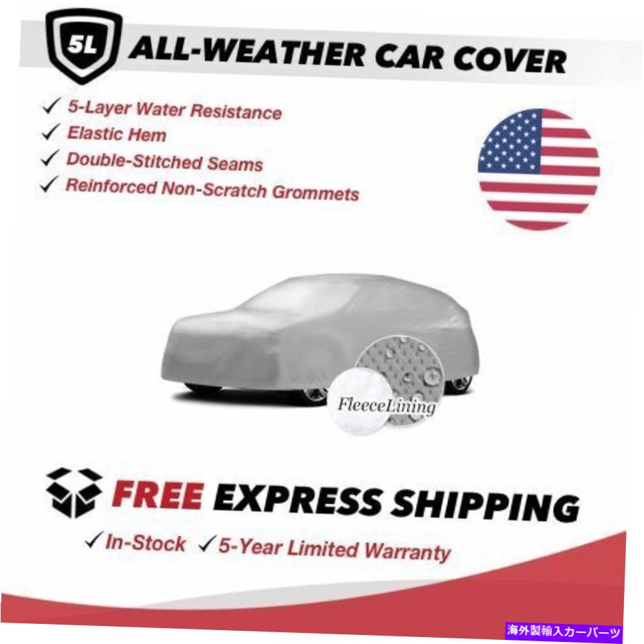 カーカバー 2020年のヒュンダイヴェロスターnハッチバック3ドア向けのオールウェザーカーカバー All-Weather Car Cover for 2020 Hyundai Veloster N Hatchback 3-Door