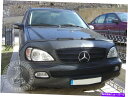カーカバー メルセデスML W163 1998 99 2000 2001 2002 03 04 2005 W/ FOGSのフルマスクカーブラジャー FULL MASK Car Bra For Mercedes ML W163 1998 99 2000 2001 2002 03 04 2005 w/ FOGS