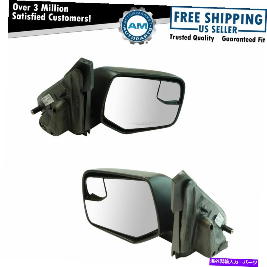 Us Custom Parts Shop USDM㤨USߥ顼 ƥꥢߥ顼֥åƥѥW/ݥå饹LHRHڥեɿ Exterior Mirror Black Textured Power w/ Spotter Glass LH & RH Pair for Ford NewפβǤʤ72,600ߤˤʤޤ