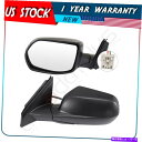 USミラー 2007-2011のために手動で折りたたむブラックLH+RHサイドペアパワーミラーHonda CR-V Black LH+RH Side Pair Power Mirrors Manually Fold For 2007-2011 Honda CR-V