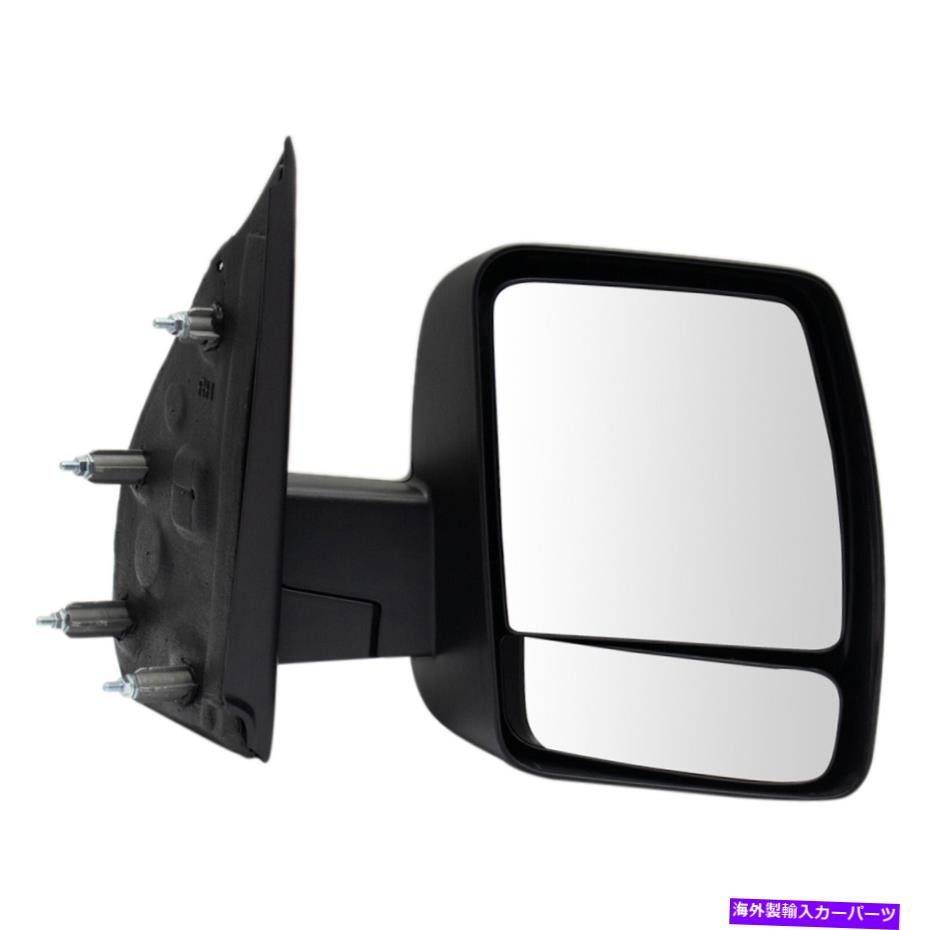 USミラー ミラーマニュアルブラックテクスチャの乗客側のNISSAN NV 1500 2500 3500 Mirror Manual Black Textured Passenger Side for Nissan NV 1500 2500 3500