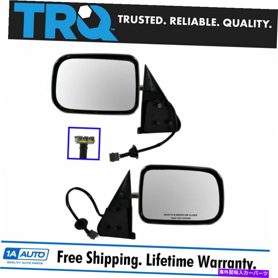 USミラー RAMピックアップトラック用のTRQパワーサイドビューミラー左＆右ペア TRQ Power Side View Mirrors Chrome Left & Right Pair for Ram Pickup Truck