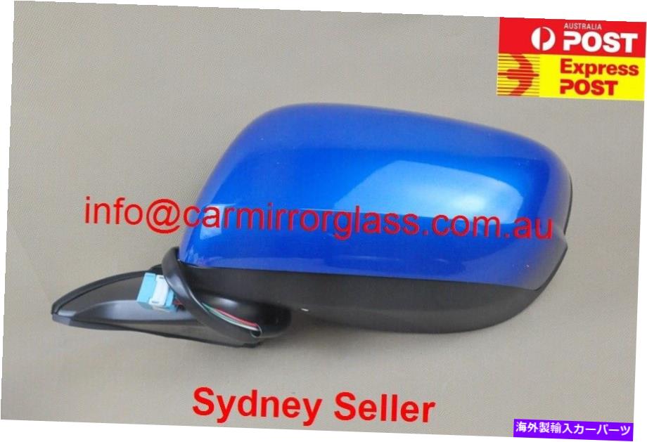 USߥ顼 ۥ㥺2008-2014¦֥󥫡ʤazure blueοɥߥ顼 NEW DOOR MIRROR FOR HONDA JAZZ 2008 - 2014 LEFT SIDE, NO BLINKER, Azure Blue