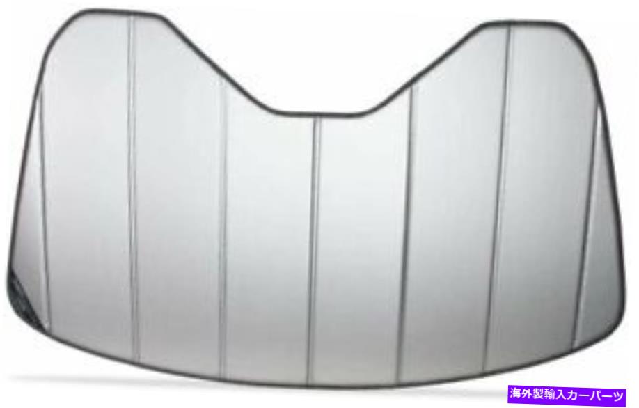 サンシェード C8コルベット次世代アコーディオンスタイルサンシェード - 絶縁されたプレーンシルバー C8 Corvette Next Generation Accordion Style Sunshade - Insulated Plain Silver