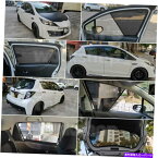 サンシェード 5?7 PCのトヨタヴィットセットの磁気サンシェード Magnetic Sunshade for Toyota Vitz Set of 5-7 pcs