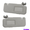 サンシェード 2xサンバイザーサンシェードインテリアメイクアップミラートヨタカローラ2009-13 ACCに適しています 2x Sun Visor Sunshade Interior Makeup Mirror fit for Toyota Corolla 2009-13 Acc