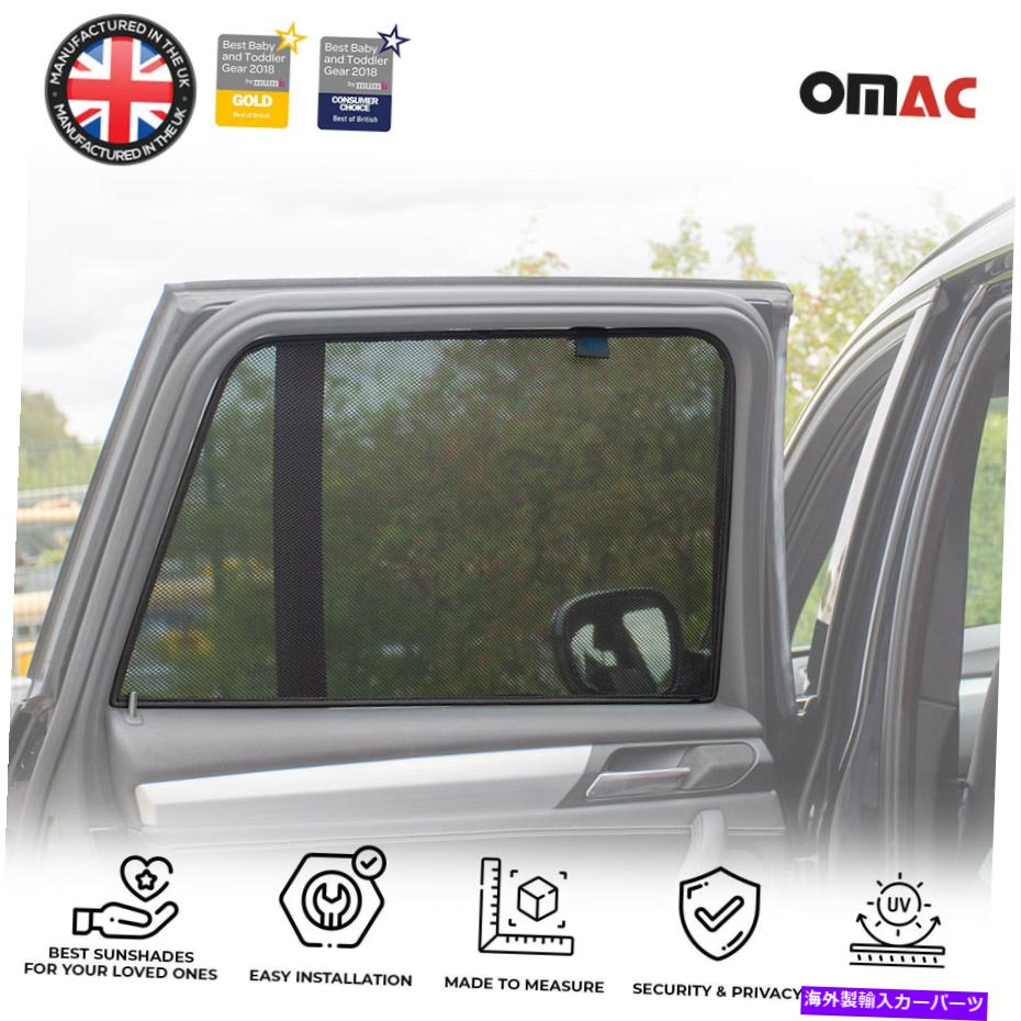 サンシェード BMW X3 F25 2010-2017バイザーリアサイドウィンドウメッシュカバー2xのオートカーサンシェード Auto Car Sunshade For BMW X3 F25 2010-2017 Visor Rear Side Window Mesh Cover 2x