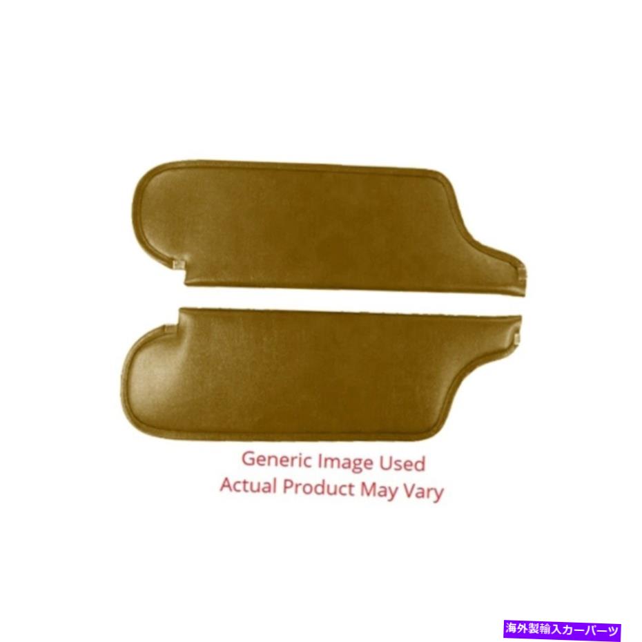 サンシェード 1969年のサンバイザーポンティアックファイアバードハードトップ非穴あきバックスキン Sun Visor for 1969 Pontiac Firebird Hardtop Non Perforated Buckskin