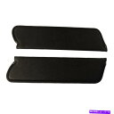 サンシェード ジープジープスターコマンド1967-73ハードトップバイソンブラックのサンバイザー Sun Visor for Jeep Jeepster Commando 1967-73 Hardtop Bison Black(2)