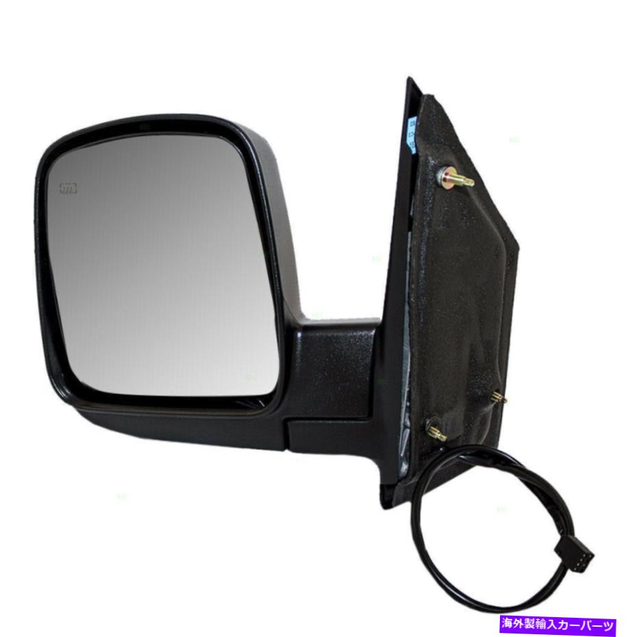 USミラー ドライバーパワーサイドビューミラーガラスハウジングシボレーエクスプレスGMCサバナ用に加熱 Drivers Power Side View Mirror Glass Housing Heated for Chevy Express GMC Savana