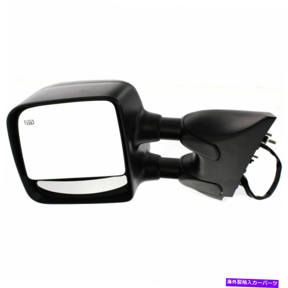USミラー 日産タイタン2006-2015ドライバーサイドパワー牽引ミラー|外側|リアビュー For Nissan Titan 2006-2015 Driver Side Power Towing Mirror|Outer|Rear View