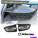 USミラー エクステリアサイドミラーカバーBMW 3シリーズG20 G21 2019-2022のリアルカーボントリム Exterior Side Mirror Cover Trim Real Carbon For BMW 3-Series G20 G21 2019-2022