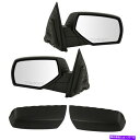 USミラー TRQミラーマニュアルパフォーマンススタイルのテクスチャキャップGMピックアップトラック用2のセット TRQ Mirror Manual Perfo...