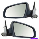 USミラー 06 07 08 A3&A3 QUATTROバックミラーパワーマニュアル折りたたみセットペア For 06 07 08 A3 & A3 Quattro Rear View Mirror Power Heat Manual Folding SET PAIR